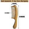 Hair Comb Moreinday Wooden Comb Anti-static Wood Comb Green Sandalwood Comb Wide Tooth Comb for Women Men