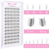 Premade Fans Eyelash Extensions 5D-C-0.10-10 Premade Volume Lash Extensions Pointed Base Fans 0.10 Premade Volume Fans C D Curl(5D-C-0.10,10 mm)