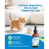 Lysine Supplement for Cat, Immune Support for Cats, with L-Lysine HCI, Niacinamide, L-Taurine, Folic Acid, Vitamins, Runny Nose, Sneezing & Allergy Relief, Respiratory Health, Eye Function Supplement