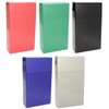 (4 PACK) HHB Eclipse Plastic Crushproof Cigarette Case, 100s, Assorted Colors, 3115S