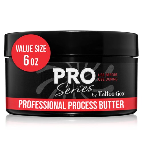 Tattoo Goo Pro Series Professional Process Butter, Vegan Tattoo Butter with with Olive Oil, Shea ...