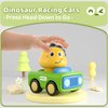 ALASOU Dinosaur Car Baby Toys for 1 2 Year Old Boy|First Birthday Gifts for Toddler Toys Age 1-2|1 2 Year Old Boy Birthday Gift|Stocking Stuffers for Toddlers 1-3