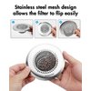Sink Drain Strainer, Reversible Mesh Sink Strainer with 304 Stainless Steel, Wokdada Revolutionary Anti-Rust Kitchen Sink Strainer Food Catcher for Garbage Disposal Without Clogging
