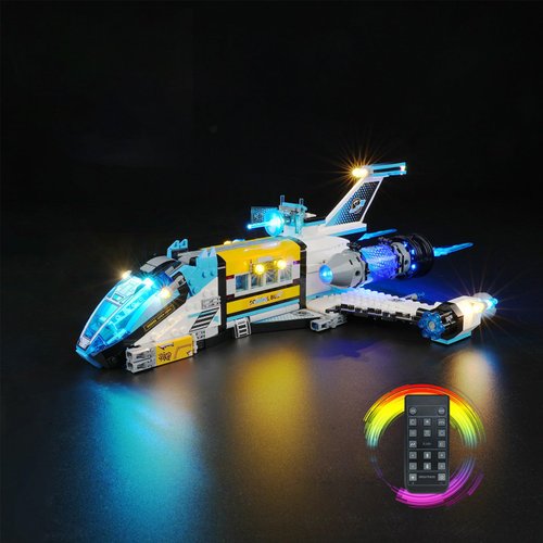 DALDED LED Lighting Kit for Lego DREAMZzz Mr. Oz's Spacebus, LED Light Compatible with Lego 71460 Building Block Models (Remote Control Version)