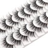 Losha Eyelashes Wispy Lashes Natural Look 8 Pairs Clear Band False Eyelashes Handmade Reusable Fake Eye Lashes Pack (G1)