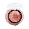 Flower Blush for Cheeks, Matte Shimmer Face Blush Powder,Eyeshadow Contour Multiuse Facial Make up Palette,Longlasting Waterproof Embossed Blusher,Christmas Makeup Gift for Women-02#Camellia Orange