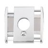 KEENSUN - Zinc Alloy Guillotine Stainless Steel Double Blade Cigar Cutter(60 Ring Gauge), 420J2 Stainless Steel Cutting Blade One Push Lock System, Attractive Gift Box