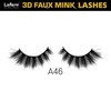 Laflare Silk Lashes 3D Faux Mink Eyelashes Multipack, Light, Natural Looking, Professional Easy to Apply Eyelashes in a Knitted Style 10 Pairs Jumbo Pack (A46X10P)