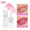 MAEPEOR Changing Lip Gloss 7 Colors Moisturizing Non-sticky Lip Oil Gloss Nourishing Shiny Glossy Lipgloss for Lip Care and Dry Lip (Color 06)