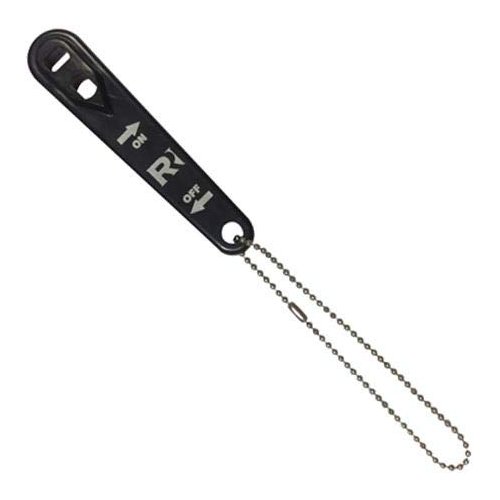 Responsive Respiratory 1pk Oxygen Cylinder Wrench with Chain Made with Durable ABS Plastic