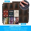 1080 Pockets Baseball Card Sleeves, JIQEZNL Premium 9 Pocket Card Sleeves Binder Sheets for 3 Ring Binder, Double Side Trading Card Protector Pages for Pokemon, Yugioh, Sport, Football Card Collector