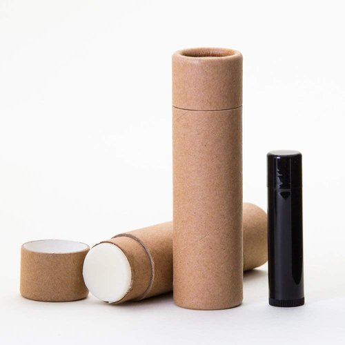 2 OZ Kraft Paperboard Lip Balm/Deodorant/Cosmetic/Lotion Tubes x25