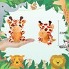 12 Pcs Valentines Day Gifts for Kids Classroom, Small Stuffed Animals Bulk, Mini Stuffed Animals, 4 Inch Safari Stuffed Animals, Valentine Gift Exchange for Boys Girls Toddlers