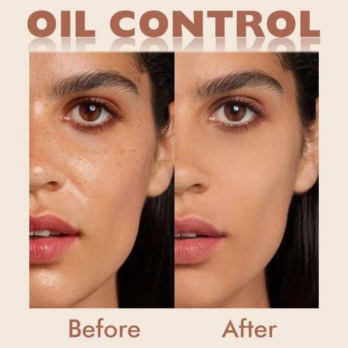 Oil Control Face Pressed Powder, Matte Smooth Flawless Setting, Waterproof Long Lasting Finishing Powder, Cruelty Free, Lightweight, 0.35 oz (PURE BEIGE, A)