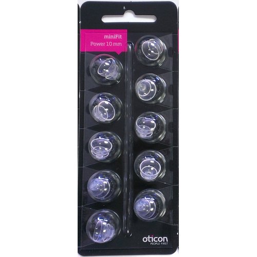 Oticon Replacement Domes for MiniRite Hearing Aids (10mm Power)