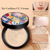 Nmoiat 2024 New Mushroom Head Air Cushion Cc Cream, Air Cushion Cc Cream Mushroom Head, Indicativet Air Cushion Cc Cream Foundation, Cc Cream Face Makeup (Ivory White, 1pcs)
