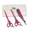 Professional Barber Scissors For Men Ideal For Grooming And Trimming Beards, Hair, And Mustaches with Thinning Shears Provide Precise Cutting For A Flawless Finish In All Grooming Cuts
