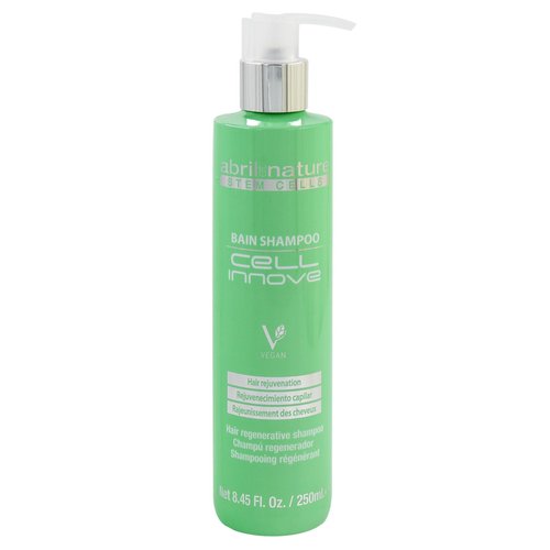 abril et nature - Cell Innove - Professional Hair Shampoo - Youthful, Healthy, and Shiny Appearance - Hair Treatment with Plant Stem Cells - Regenerates and Rejuvenates the Hair Fiber - 250 ml