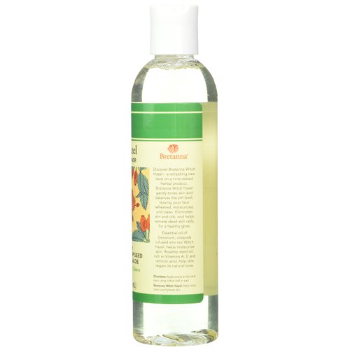 BretanBretna Witch Hazel Toner Geranium Rosehip, 8.75 fl oz