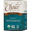 Choice Organic Teas Caffeine Free Herbal Tea, Peppermint, 16 Count