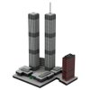 KAROYD Architecture 1/2000 World Trade Center (1973-2001) Building Kit, Micro Archit Series Building Set (982PCS), 20S13PEY6531K310JXK156