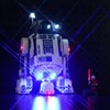 DALDED LED Lighting Kit for Lego Star Wars R2-D2, LED Light Compatible with Lego 75379 Building Block Models (Remote Control Version)