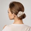 5 Pcs Satin Scrunchies, Silk Hair Elastic Scrunchie, Big Silk Satin Scrunchy Hair Bands Hair Accessories for Women and Girls Ponytail Holders Big Scrunchie for Sleep