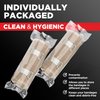 Premium Elastic Bandage Wrap - 2Pack + 4 Extra Clips - 4” Wide - [Extra Long] - 9ft not Stretched - Compression Bandage Wrap - Knee, Elbow, Body Wrap