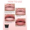 Matte Lip Liner Pencil Set, 12 Colors Creamy Lipliner Crayon, Long Lasting Waterproof Lip Tint Stain, Smooth, High Pigmented, Smudge-Proof Non-Stick Cup Lipstick Makeup Pen, Lip Liners Kit for Women-S