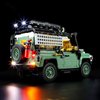 BRIKSMAX Led Lighting Kit for LEGO-10317 Land Rover Classic Defender 90 - Compatible with Lego Icons Building Blocks Model- Not Include Lego Set