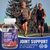 Joint Support Supplement - Extra Strength Glucosamine Joint Support Gummy - Joint Health Support & Flexibility for Back, Knees, & Hands - Vitamin E for Immune Support for Women & Men - 120 Gummies