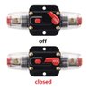 ANJOSHI 100A Auto Car Protection Stereo Switch Fuse Holders Inline Circuit Breaker Reset Fuse Inverter for Car Audio System Protection 12V-48V DC