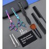 Hair Cutting Scissors Kits,11Pcs Professional Haircut Scissors Kit with Comb,Clips,Cape,New Craftsmanship Stainless Steel Hairdressing Thinning Shears Set for Barber,Salon,Home,Men,Women
