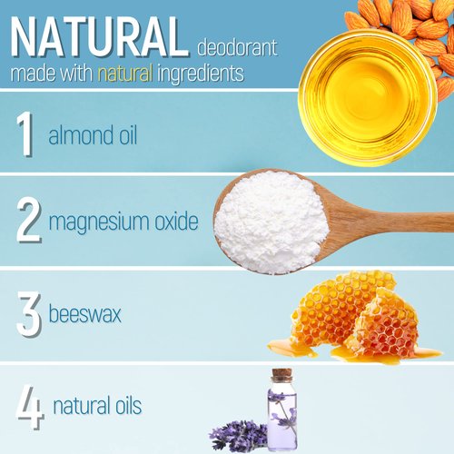 MAGSOL Natural Deodorant for Men & Women - Mens Deodorant with Magnesium - Perfect for Ultra Sensitive Skin, Aluminum Free Deodorant for Women, Baking Soda Free 3.2 oz (Patchouli)