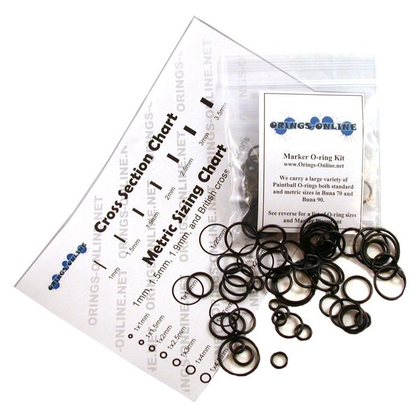 Guerrilla Air Myth Paintball Regulator O-ring Kit - 4 Rebuilds
