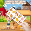 Generic Chicken Temporary Tattoos Birthday Party Supplies Favors Decorations Super Cute 96PCS Fake Tattoos Stickers for Boys Girls School Classroom Rewards Gifts Ideal