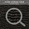 EMOL Curly Human Hair Bundles Unprocessed Kinky Hair 3 Bundles Human Hair 8 10 12 inch Soft Weave Bundles Human Hair Weft Extensions Natural Black