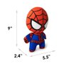 Buckle-Down Dog Toy, Marvel, Plush Squeaker Spider Man Kawaii Standing Pose, Multi Color, 8" x 6", DTPT-SPDCZ