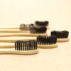 N-amboo Hard Toothbrush Bamboo Toothbrush for Adult Manual Toothbrsuh Hard Bristles Pack of 6