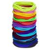 Generic Noor Village Jewellery Hair Elastics Ties Stretchable Rubber Hair Bands for Thin Hair - No Crease Hair Accessories for Women, Men, Girls, an Boys - Elastic Bands (Model 7)