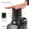 CAFEMASY Single Dose Hopper with Silicone Bellow and Aluminum Lid 2 in 1 Function Coffee Grinder Hopper Compatible with Encore Espresso Coffee Grinder