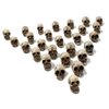 20pcs Mini Skulls Mini Skull Heads Tiny Skulls Small Skulls Mini Halloween Figurines Miniature Skulls Tiny Skeleton Mini Halloween Figures Haunted Dollhouse Accessories for Mini Halloween Decorations