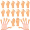 30 Pcs Tiny Finger Hands Mini Fingers Funny Hand Puppets, Miniature Small Hands for Finger Puppets Show, Gag Performance, Cute Little Hand Finger for Party Favors