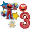 Sesame Street Elmo 3rd Birthday Party Supplies Balloon Bouquet Decorations