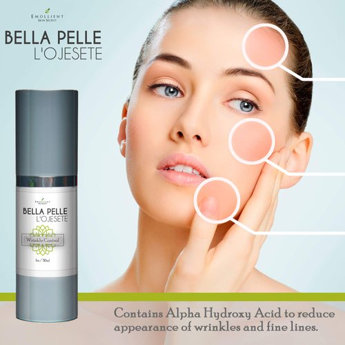 Bella Pelle L'ojesete Wrinkle Control Serum - Powerful Vitamin C Serum with Vitamin E, Chamomile, Passion Flower, Aloe Vera Gel, and other proprietary ingredients to help restore your youthful skin