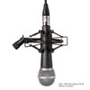 LYRCRO Microphone Shock Mount Holder Clip Mic Anti-Vibration for 22mm-26mm Diameter Dynamic Mic Like Shure SM58 58S SM57 PAG48 Sennheiser E835 E845 AKG D5S Samson Q7 Q8 Behringer Xm8500