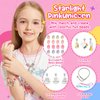 Kids Toys Bracelet Making Kit, Charms Jewelry Kit for Girls Kid Makeup Toy, Friendship Bracelet Necklace Set for Children Toddler, Arts and Crafts for 4 5 6 7 8 9 10 11 12 Years Old Girl Birthday Gift