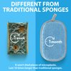 Sponges Kitchen Dish Sponge for Washing Dishes Cleaning Kitchen, All-Purpose, 6 Pack, Non Scratch, Rough Scrubbers Side for Non-Stick Cookware, Soft Microfiber Scrub Side for Dishes, Mr. Scrub