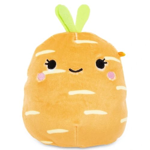 Squishmallow Oficial Kellytoy Food Squad Plush Toys Soft Plush Animal (Caroleena Carrot, 12 Inch)