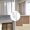 Valance Clips 10pcs 2inch Clear Plastic Hidden Retainer Holder for Window Blind Valance,Horizontal Faux & Wood Blinds Parts
